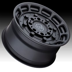 Black Rhino Warthog Matte Black Custom Truck Wheels 2